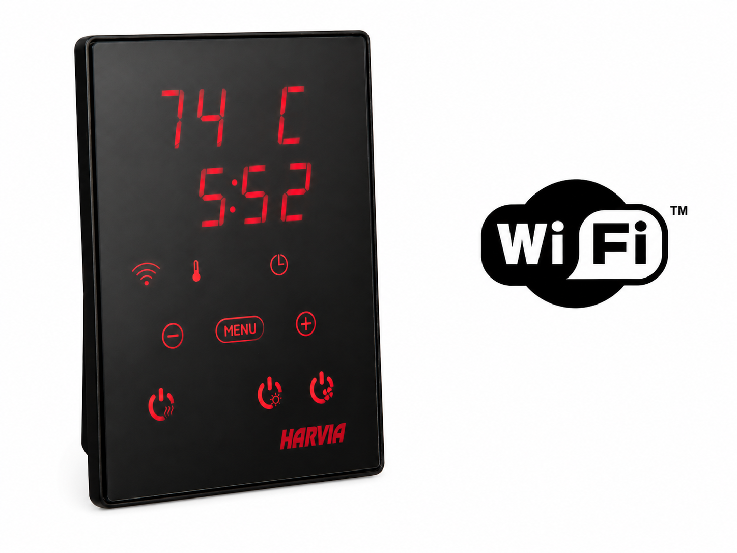 Harvia Xenio CX170 Wifi | Saunabesturing met app | Tot 17 kW | Zwart