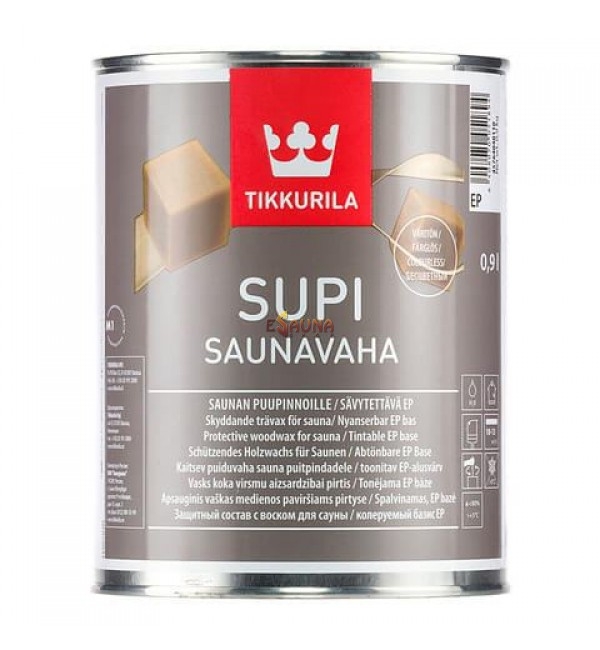 Supi Sauna Wax kleurloos 0,9 liter