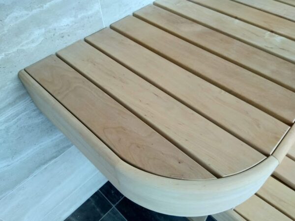 Sauna bank - Eindstuk Elzen (Prefab) - Afbeelding 5