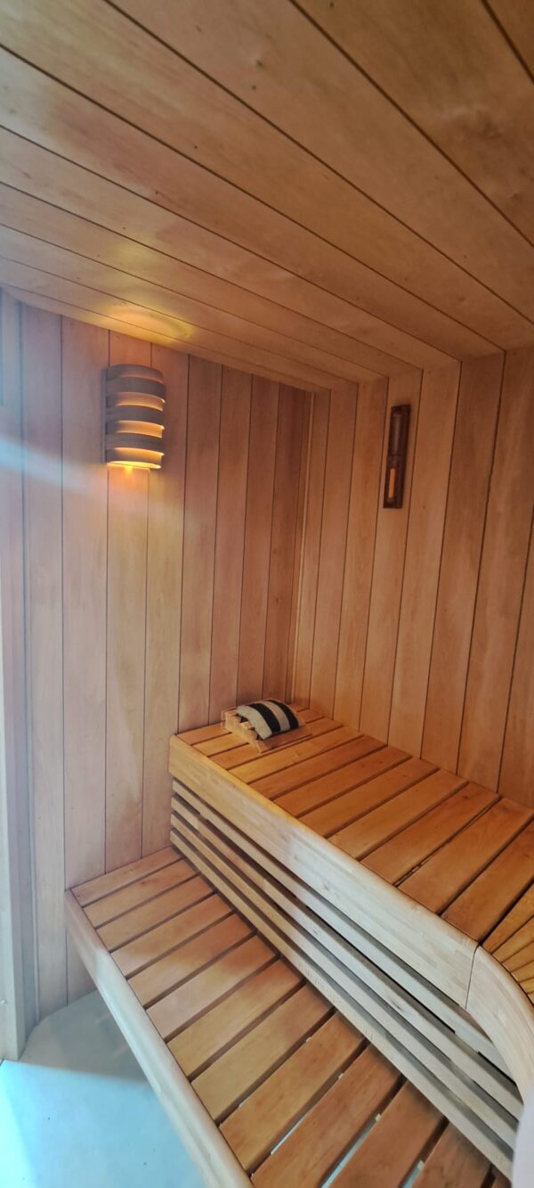 Sauna Zandloper | Donker hout - Afbeelding 4