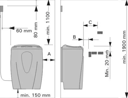 Saunakachel Harvia Moderna | Geïntegreerde besturing - Afbeelding 2