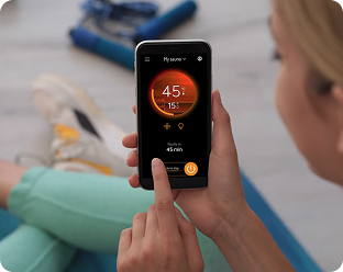 App voor temperatuur regeling