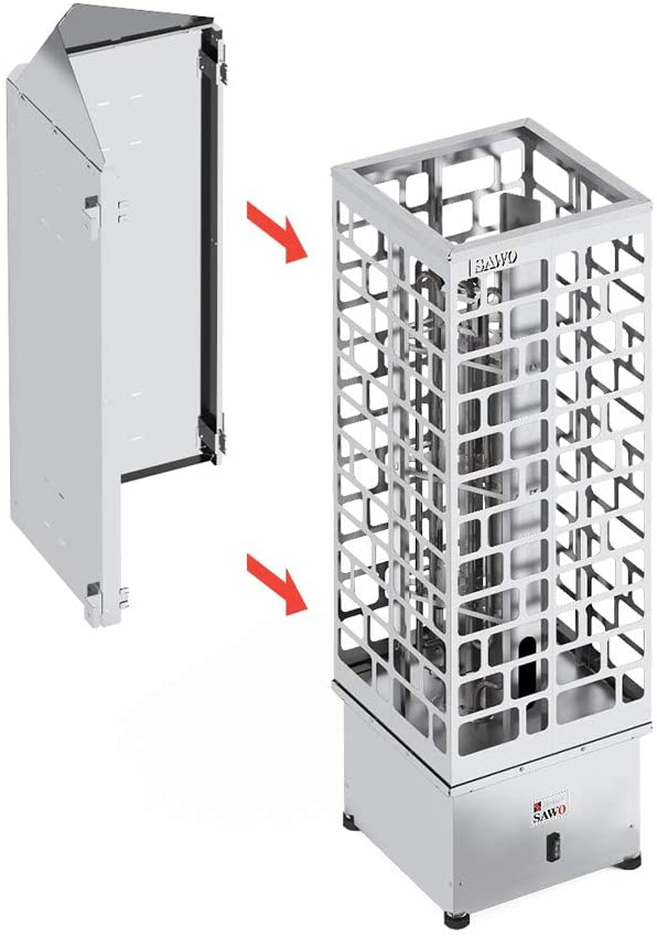 Sawo Cubos saunakachel Ni2 | Geïntegreerde besturing (Saunova) - Afbeelding 3