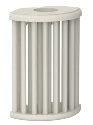 Saunalamp lampenkap | Cilindrisch latten |