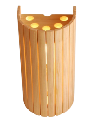 Saunalamp lampenkap | Smal & verticale latten
