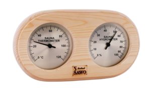 Sauna thermo- & hygrometer | Fichte