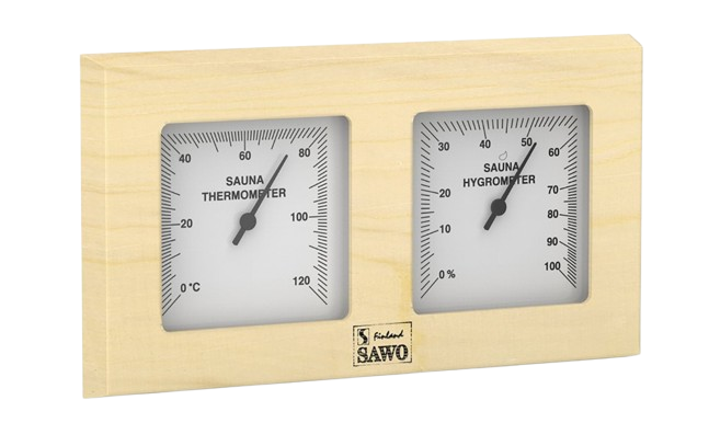 Sauna thermo- hygrometer | Fichte | Breed