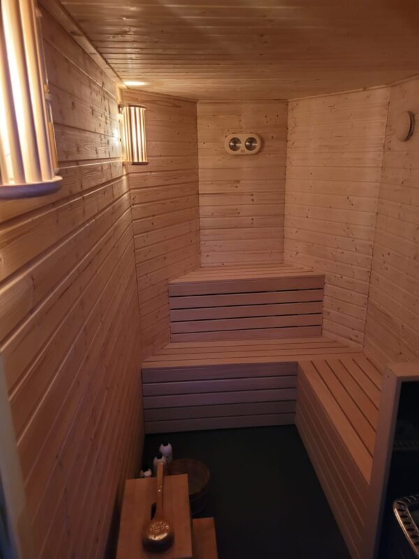 Saunalamp lampenkap | Cilindrisch latten | - Afbeelding 3