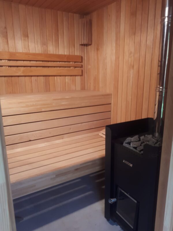 Saunalamp lampenkap | Cilindrisch latten | - Afbeelding 4