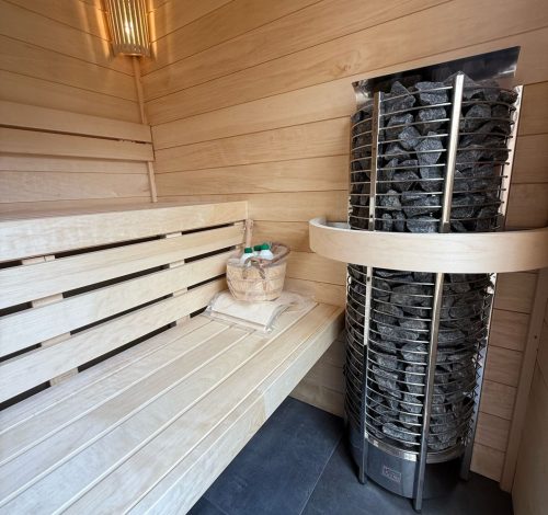 Zelfbouw sauna kachel