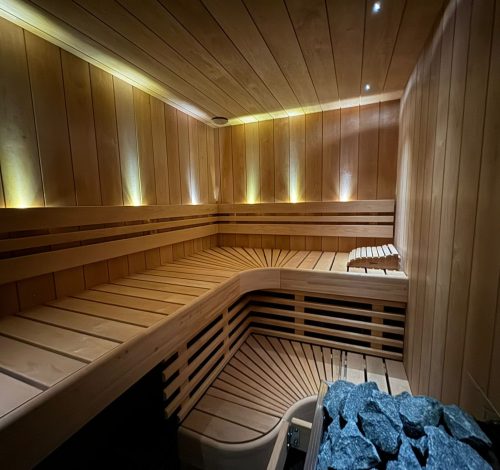 Zelfbouw sauna banken