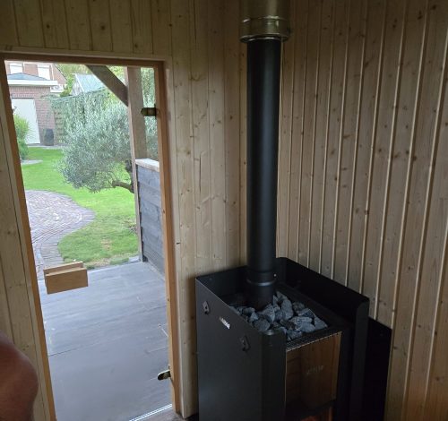 Zelfbouw sauna kachel
