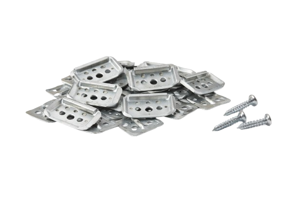 RVS sauna schrootklemmen met schroeven