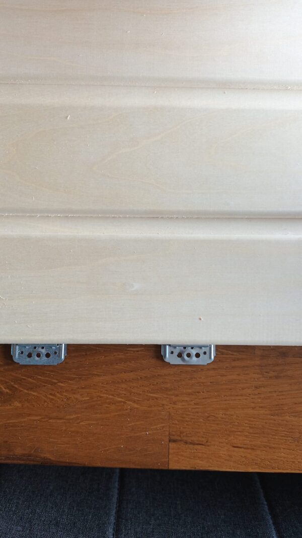 RVS sauna schrootklemmen met schroeven - Afbeelding 4