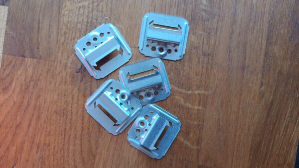 RVS sauna schrootklemmen met schroeven - Afbeelding 7