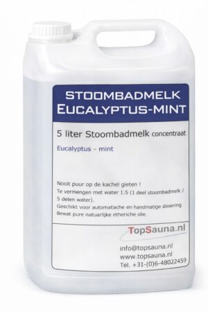 Stoombadmelk Eucalyptus Mint 5 liter