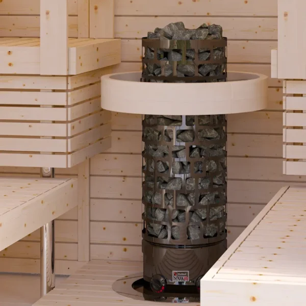 Sawo Aries 6 kW NB | Saunakachel | Zwart - Afbeelding 2