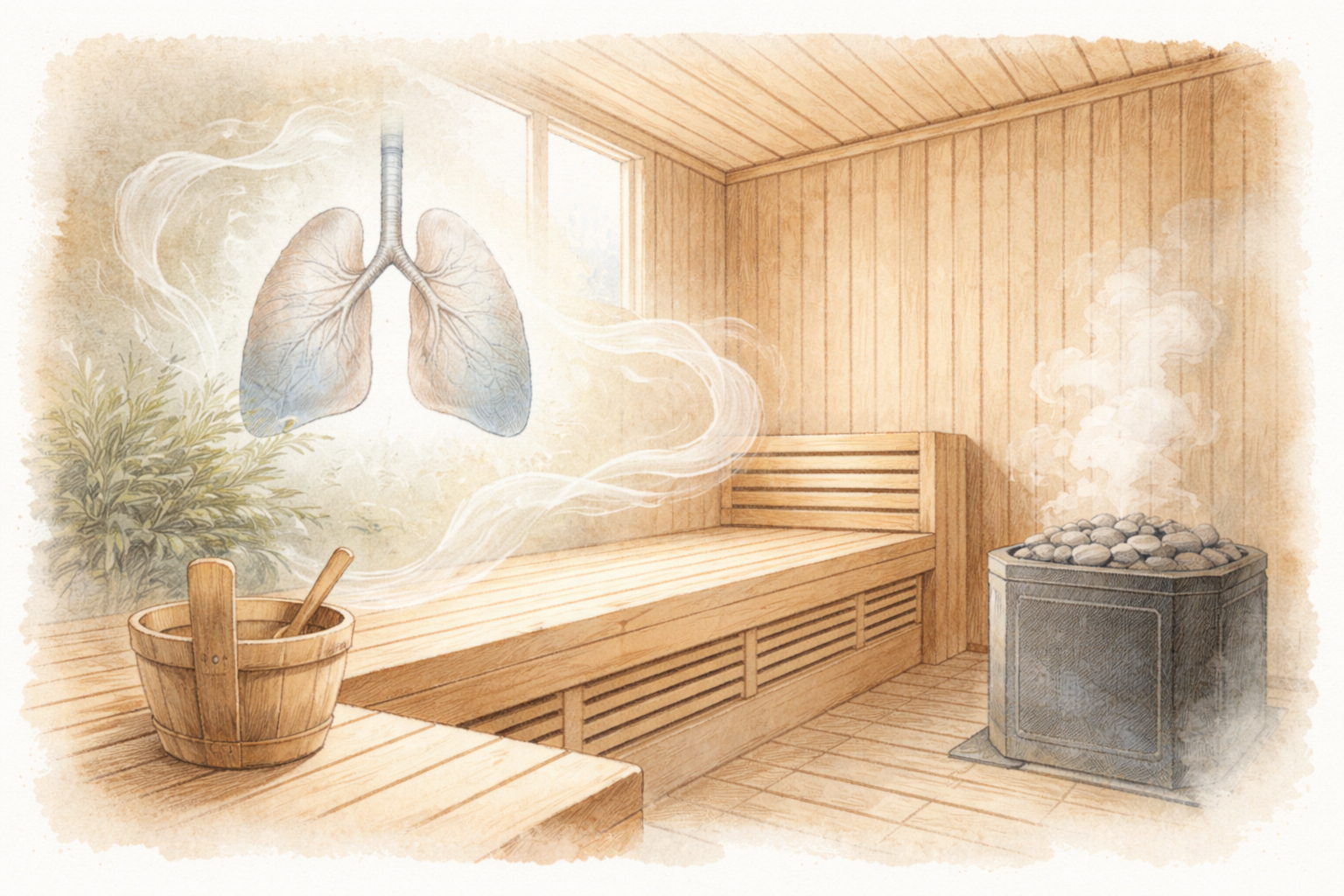 Is sauna goed voor je longen?