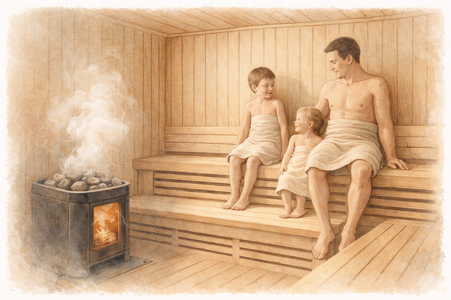 Sauna en kinderen: vanaf welke leeftijd is het verantwoord?
