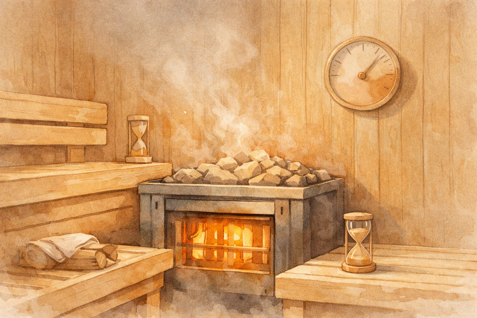 Hoe lang duurt het voordat een sauna warm is