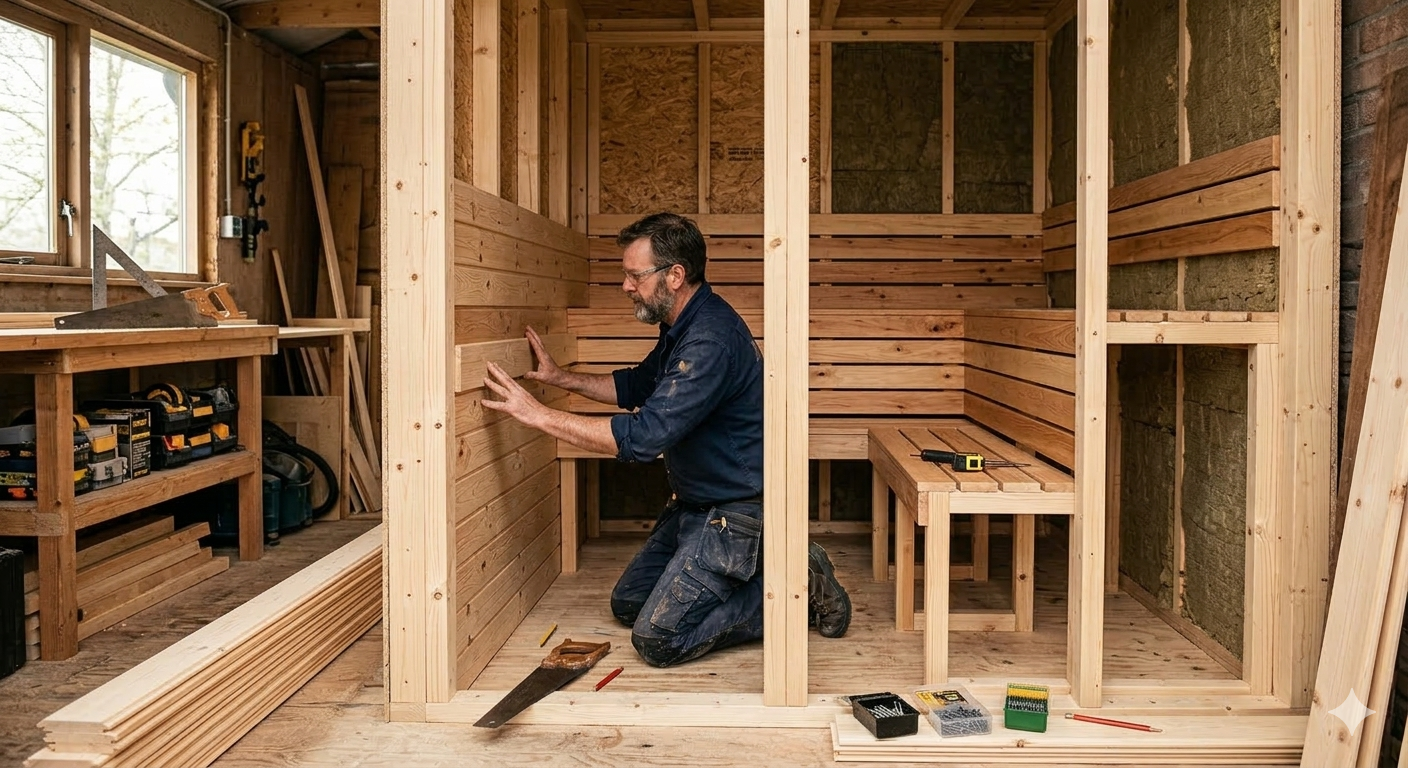 Sauna maken: keuzes, materialen en valkuilen die je liever voorkomt