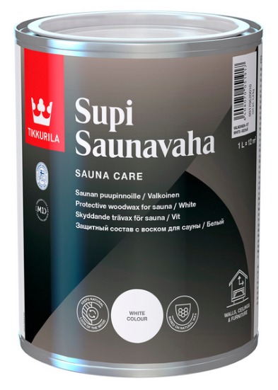 Supi Sauna Wax kleur 1 liter | Grijs, zwart, wit - Afbeelding 4