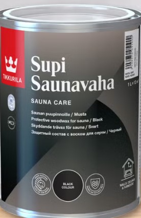 Supi Sauna Wax kleur 1 liter | Grijs, zwart, wit - Afbeelding 3