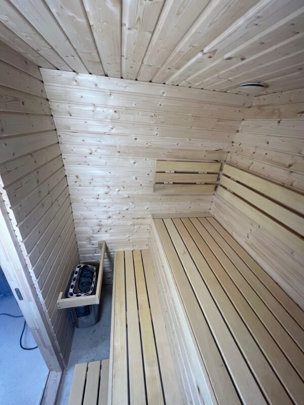 Sauna in tuin