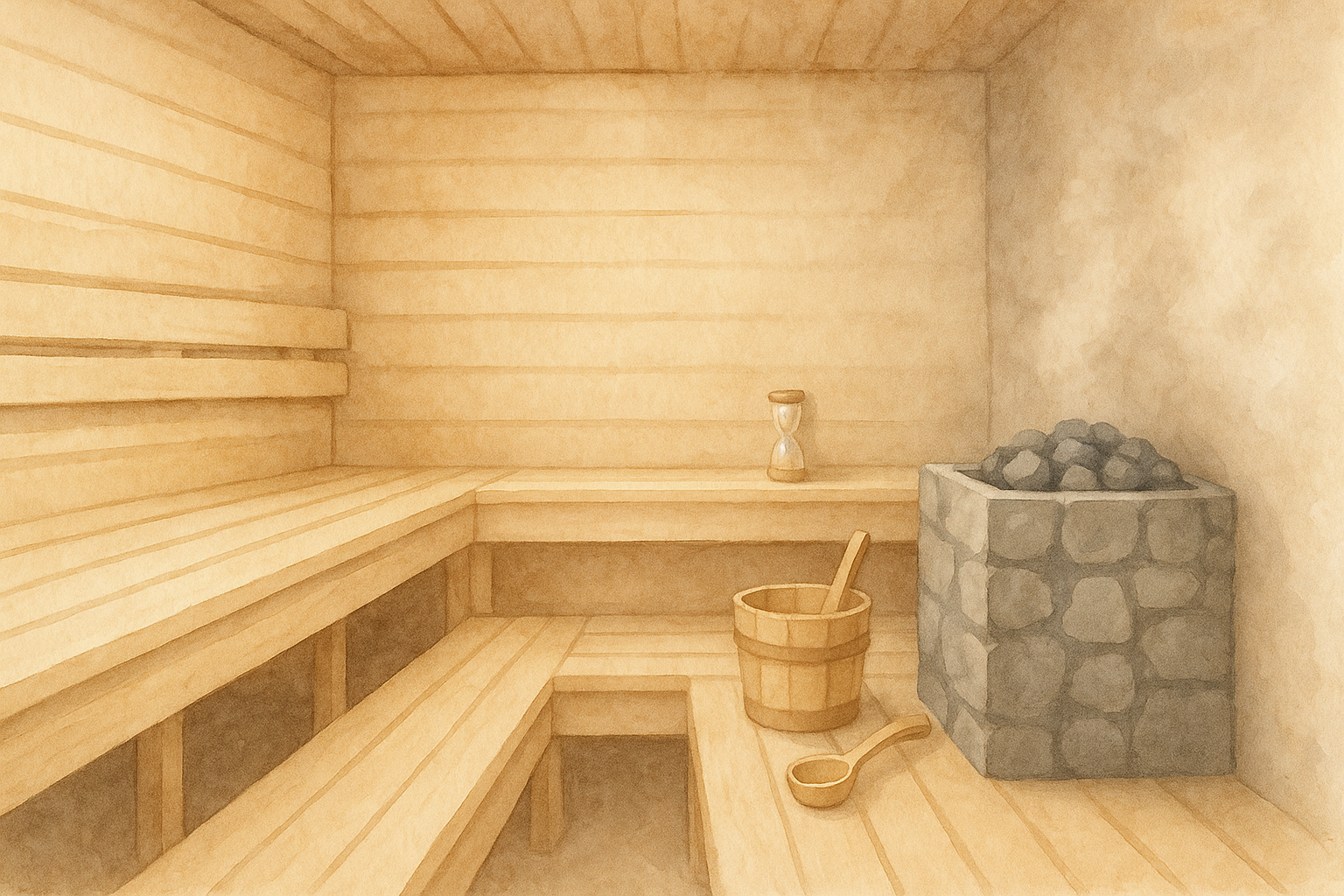 Saunabank maken: juiste hoogte, breedte en houtsoort voor je sauna