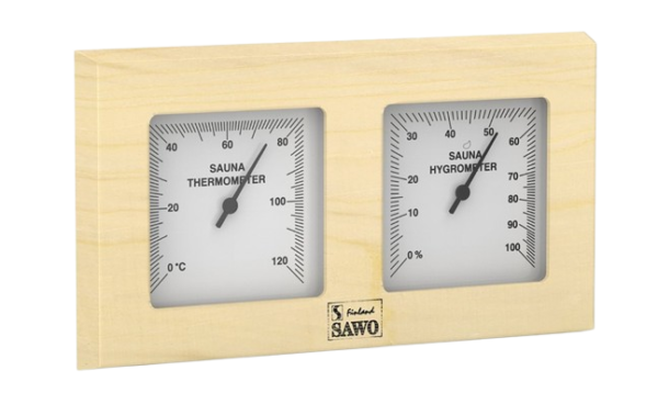 Sauna thermo- hygrometer | Horizontaal - Afbeelding 3