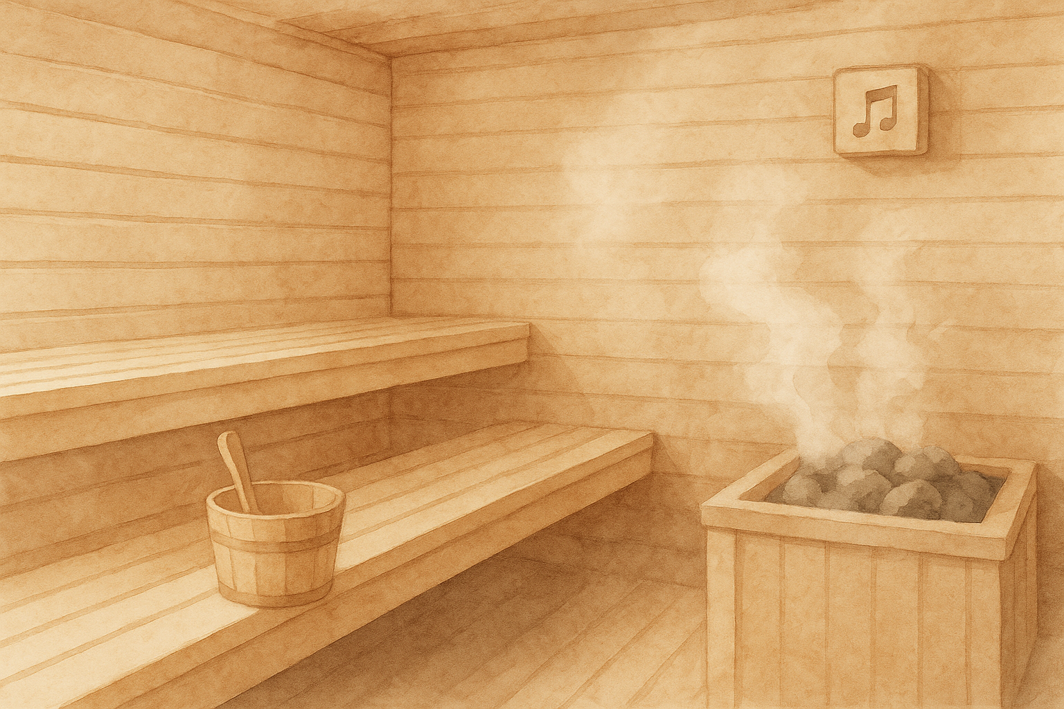 Muziek in de sauna: zo luister je veilig en comfortabel